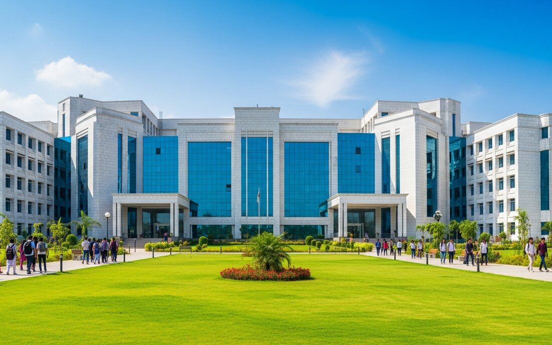 Modern medical college campus